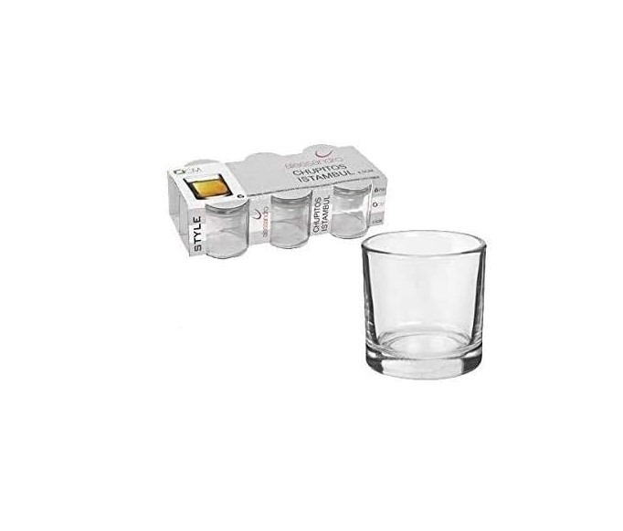 VASO CRISTAL PACK 6 CHUPITO ISTAMBUL